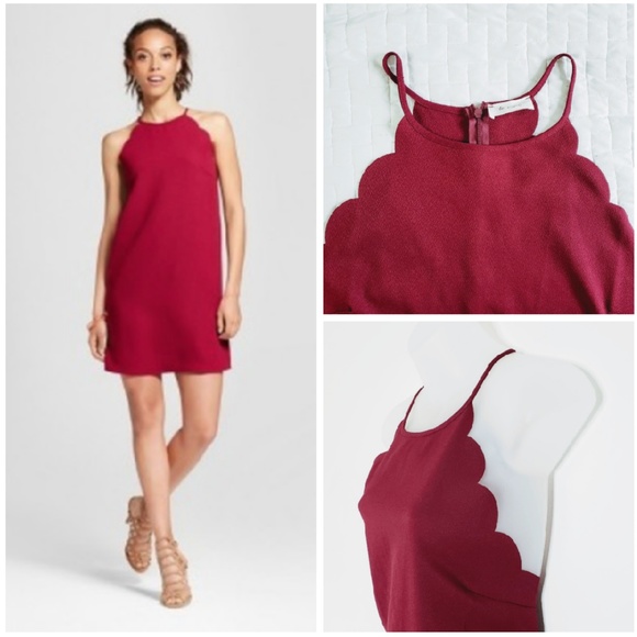 Red Halter Mini Dress